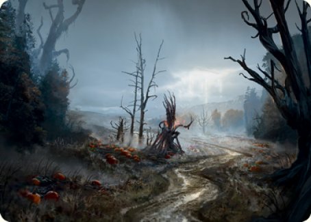Overgrown Farmland Art Card [Innistrad: Midnight Hunt Art Series] | Gaming Infinity