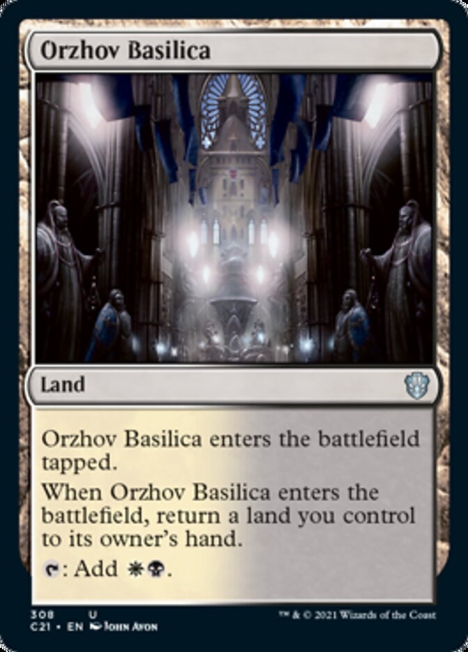 Orzhov Basilica [Commander 2021] | Gaming Infinity