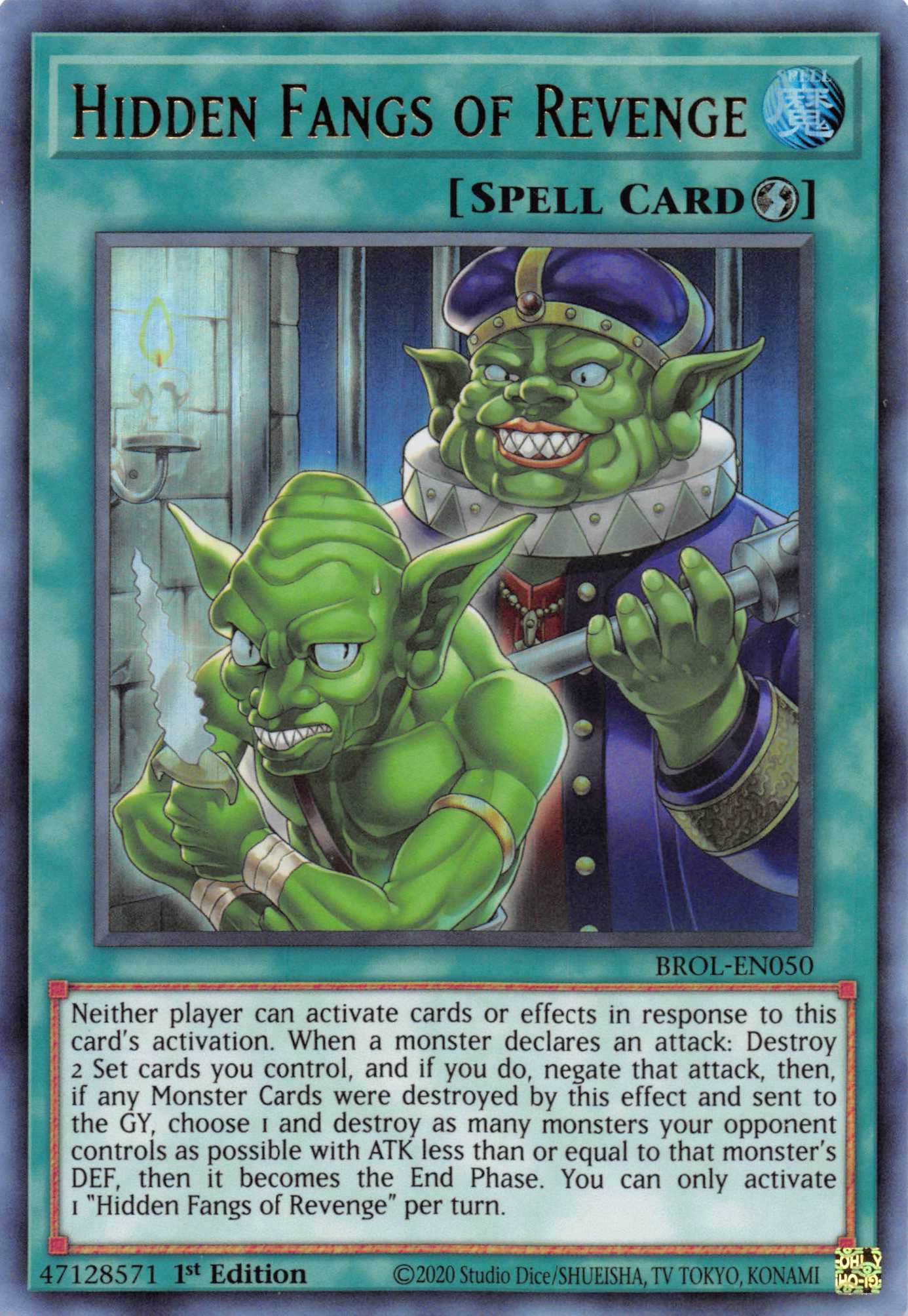 Hidden Fangs of Revenge [BROL-EN050] Ultra Rare | Gaming Infinity