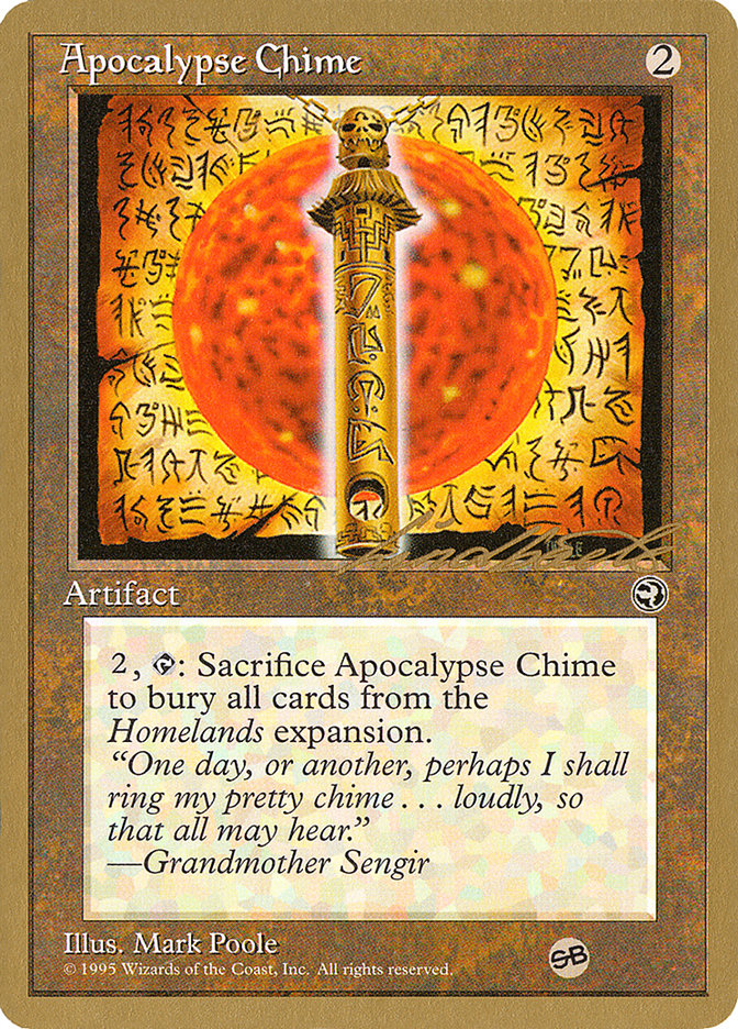 Apocalypse Chime (Leon Lindback) (SB) [Pro Tour Collector Set] | Gaming Infinity