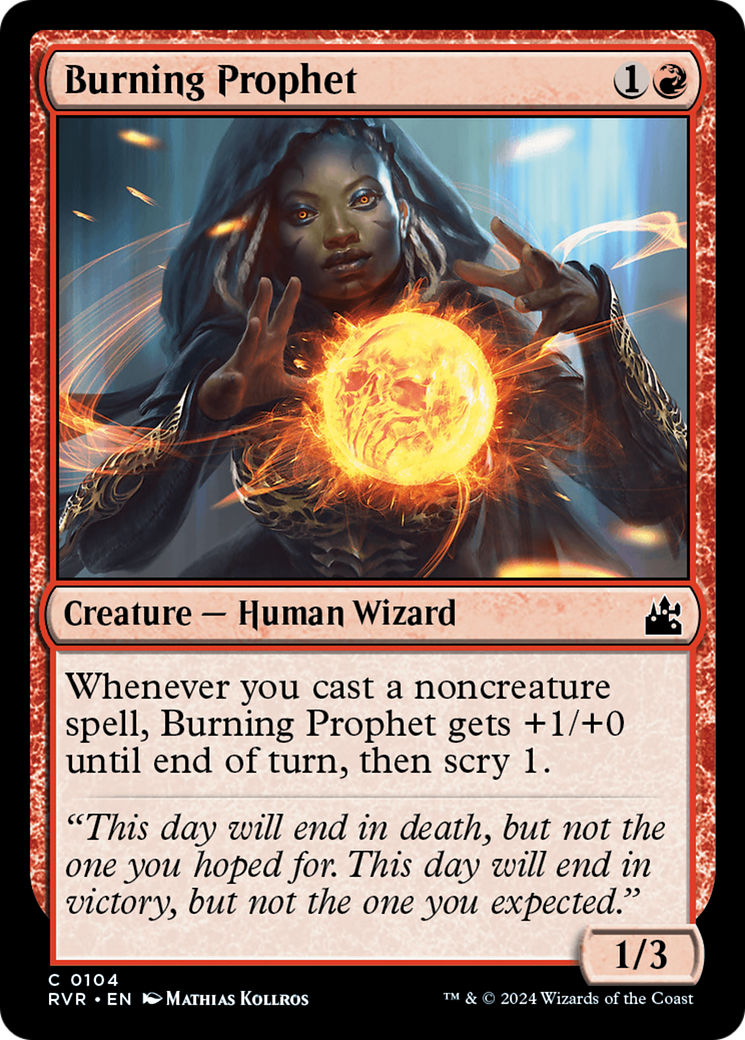 Burning Prophet [Ravnica Remastered] | Gaming Infinity