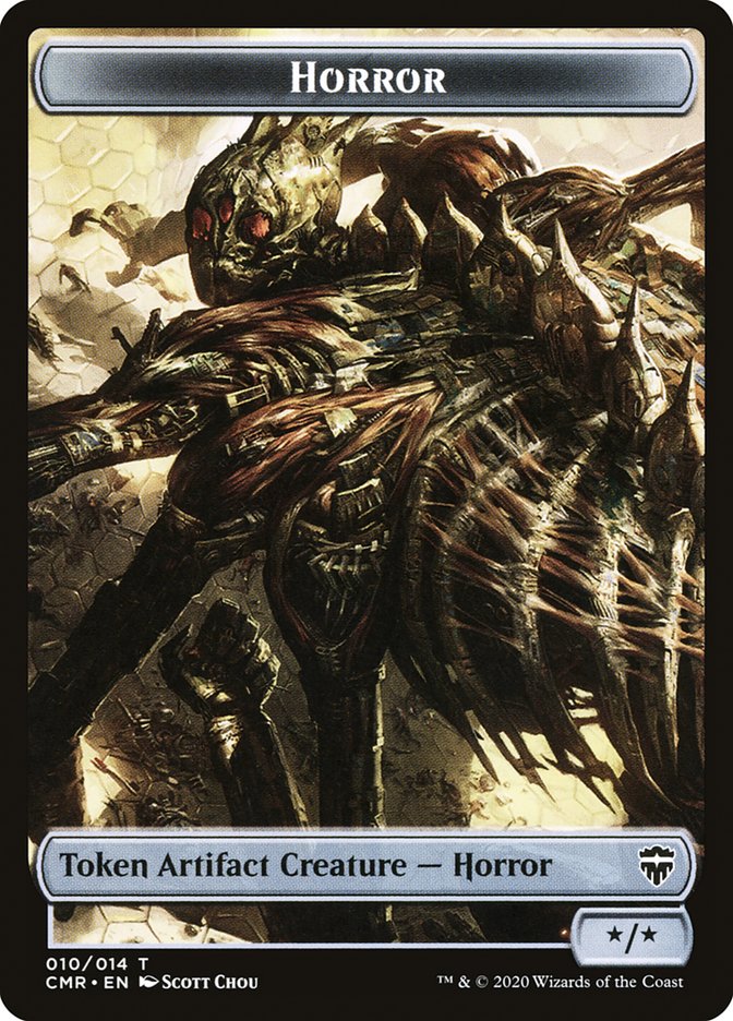 Horror // Thrull Token [Commander Legends Tokens] | Gaming Infinity