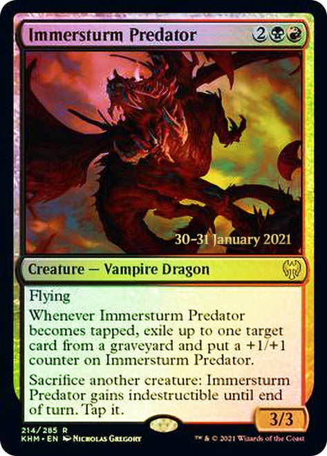 Immersturm Predator  [Kaldheim Prerelease Promos] | Gaming Infinity