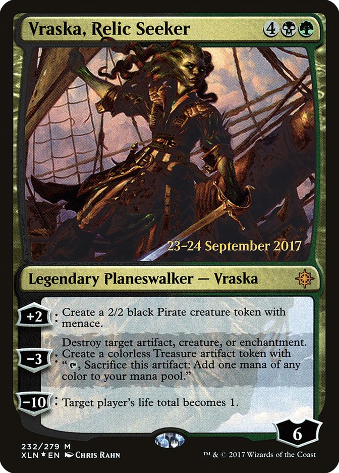 Vraska, Relic Seeker  [Ixalan Prerelease Promos] | Gaming Infinity