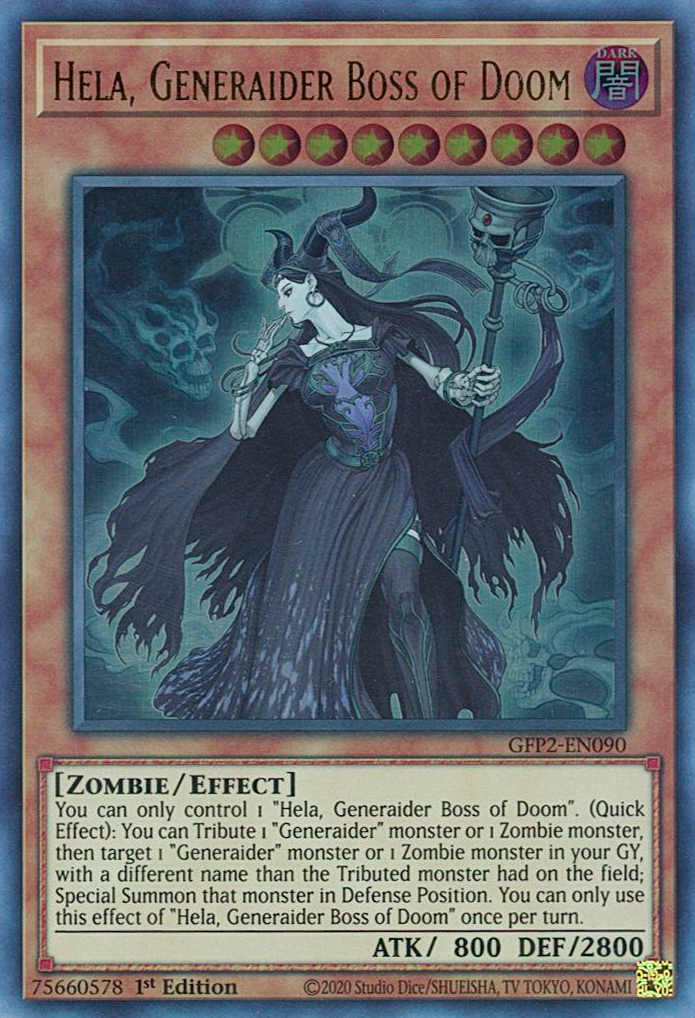 Hela, Generaider Boss of Doom [GFP2-EN090] Ultra Rare | Gaming Infinity