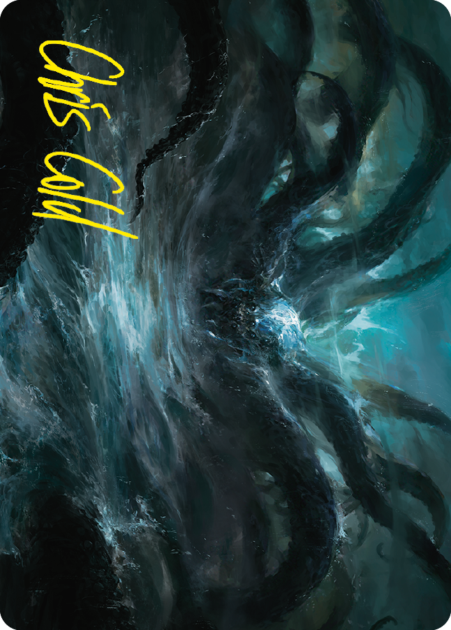 The Watcher in the Water Art Card (Gold-Stamped Signature) [The Lord of the Rings: Tales of Middle-earth Art Series] | Gaming Infinity