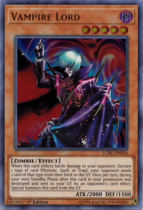 Vampire Lord [LCKC-EN024] Ultra Rare | Gaming Infinity