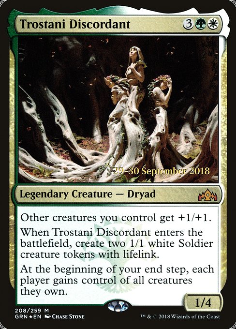 Trostani Discordant [Guilds of Ravnica Promos] | Gaming Infinity