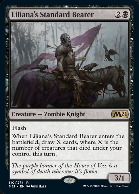 Liliana's Standard Bearer [Core Set 2021] | Gaming Infinity