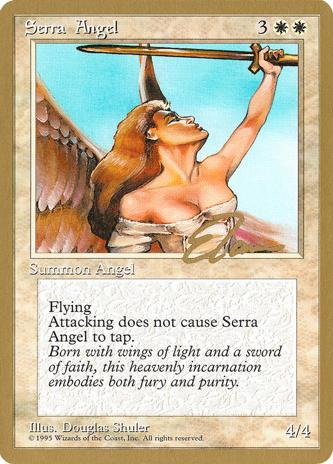 Serra Angel (Eric Tam) [Pro Tour Collector Set] | Gaming Infinity