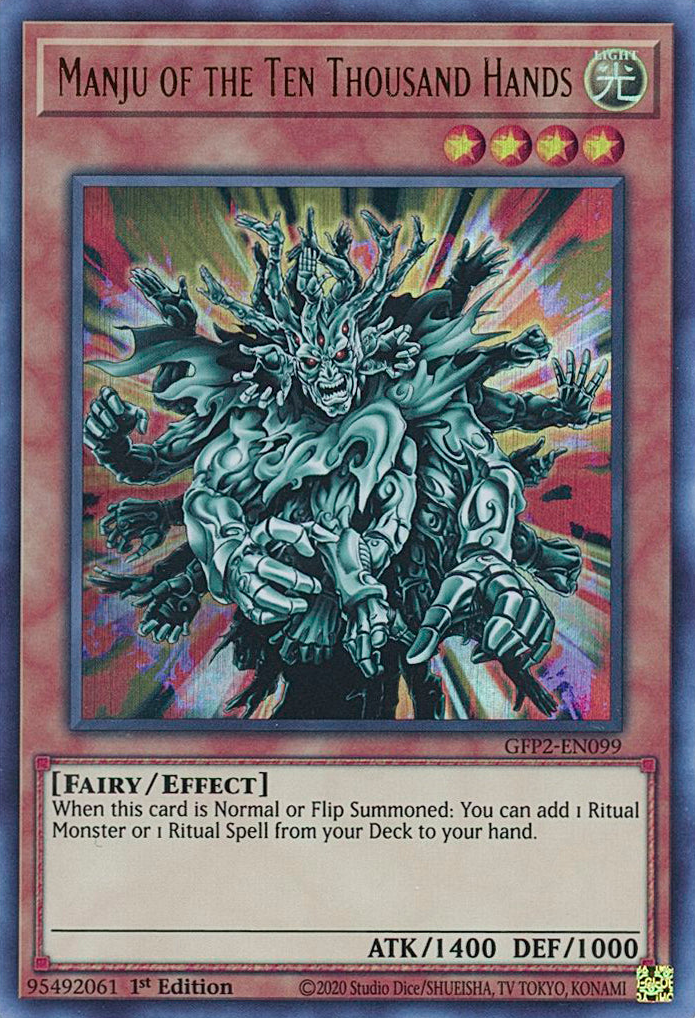 Manju of the Ten Thousand Hands [GFP2-EN099] Ultra Rare | Gaming Infinity