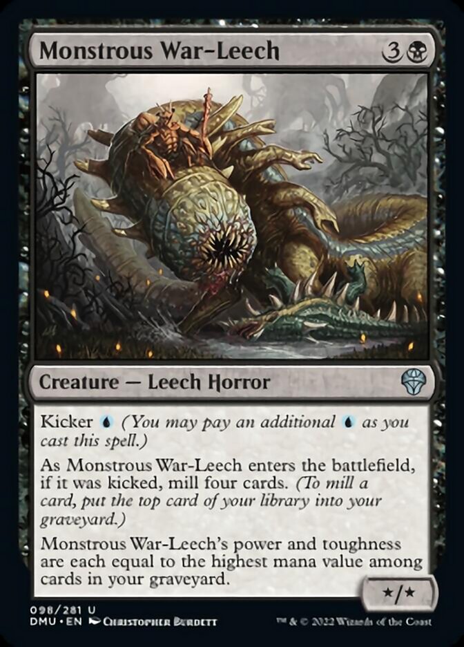 Monstrous War-Leech [Dominaria United] | Gaming Infinity