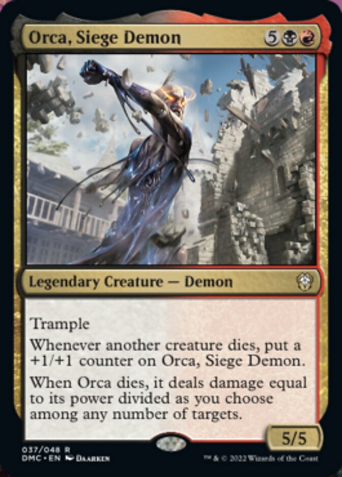 Orca, Siege Demon [Dominaria United Commander] | Gaming Infinity