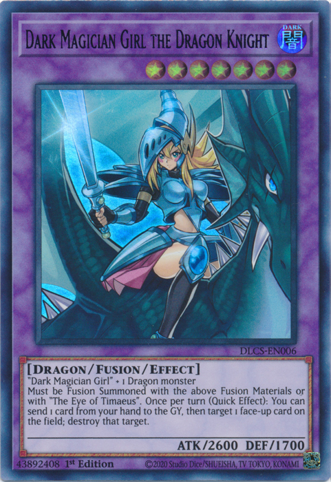 Dark Magician Girl the Dragon Knight (Purple) [DLCS-EN006] Ultra Rare | Gaming Infinity