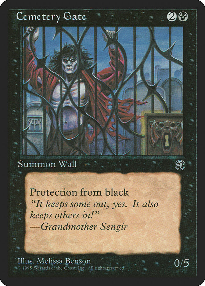 Cemetery Gate (Grandmother Sengir Flavor Text) [Homelands] | Gaming Infinity