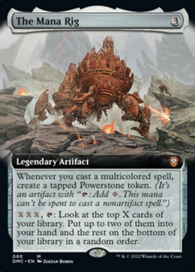 The Mana Rig (Extended Art) [Dominaria United Commander] | Gaming Infinity