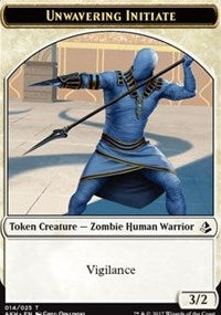 Unwavering Initiate // Wurm Token [Amonkhet Tokens] | Gaming Infinity