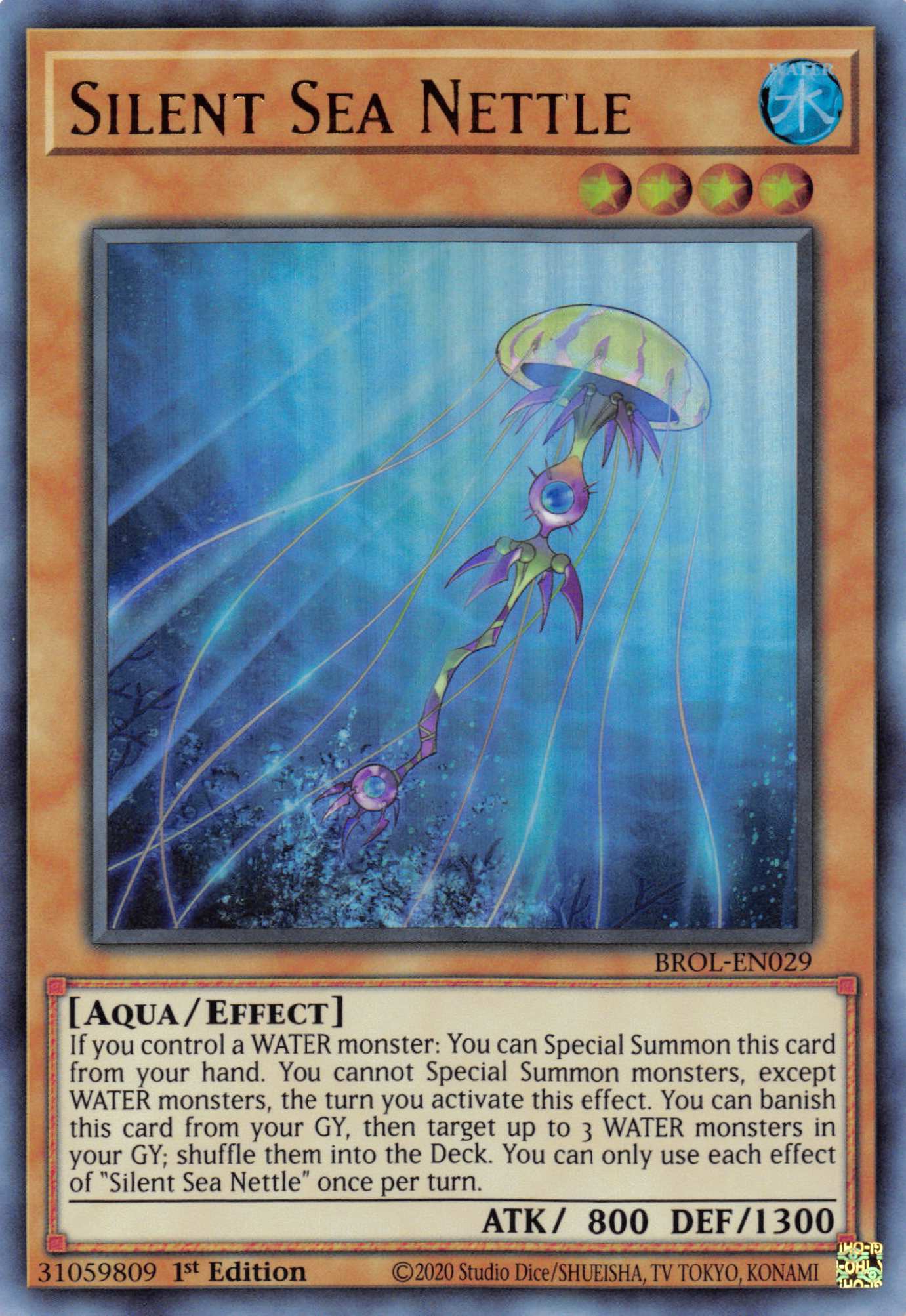 Silent Sea Nettle [BROL-EN029] Ultra Rare | Gaming Infinity