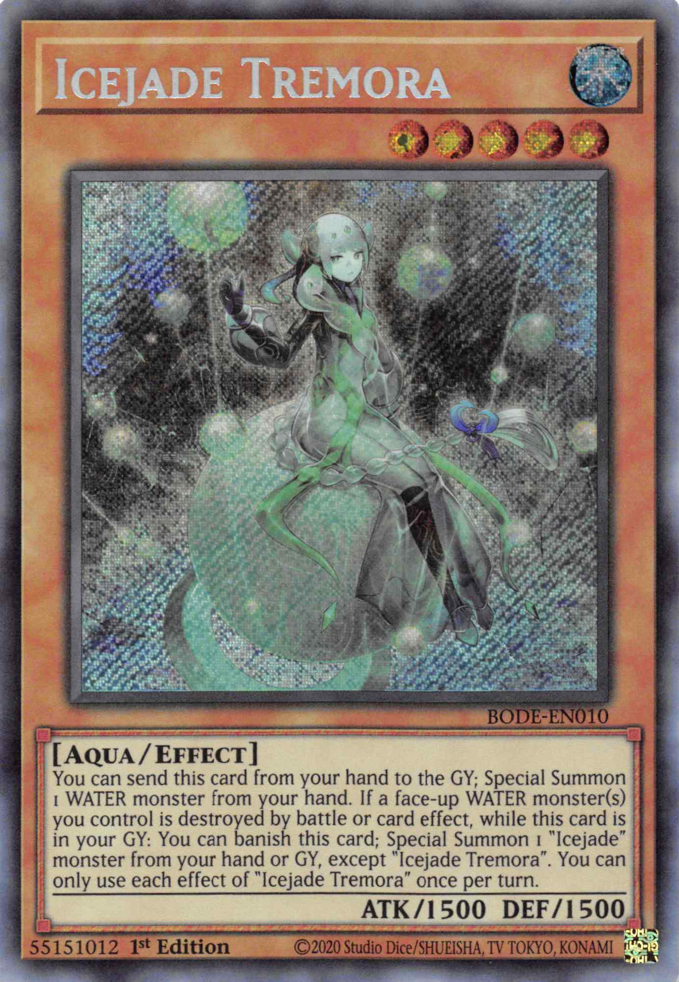 Icejade Tremora [BODE-EN010] Secret Rare | Gaming Infinity
