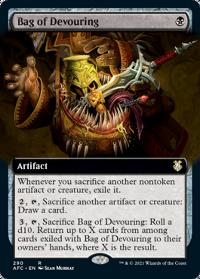 Bag of Devouring (Extended) [Dungeons & Dragons: Adventures in the Forgotten Realms Commander] | Gaming Infinity