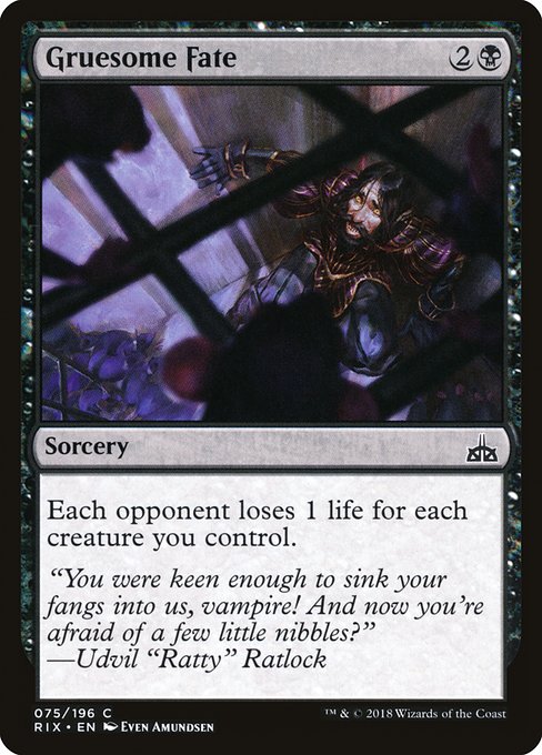 Gruesome Fate [Rivals of Ixalan] | Gaming Infinity