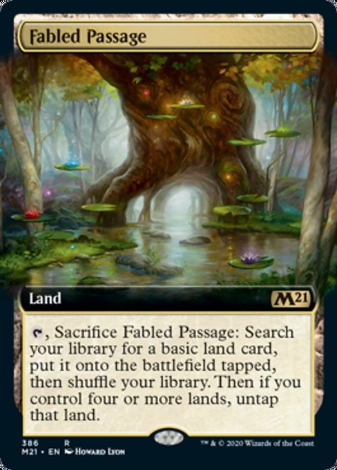 Fabled Passage (Extended Art) [Core Set 2021] | Gaming Infinity