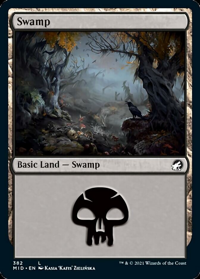 Swamp (382) [Innistrad: Midnight Hunt] | Gaming Infinity