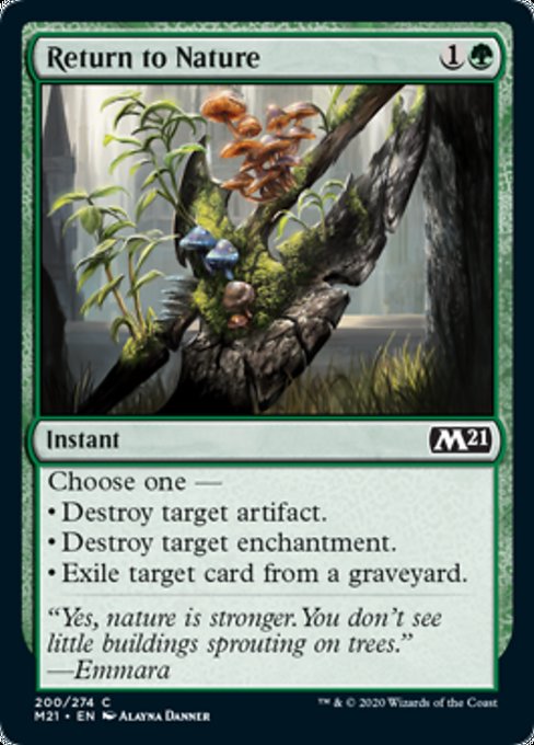 Return to Nature [Core Set 2021] | Gaming Infinity