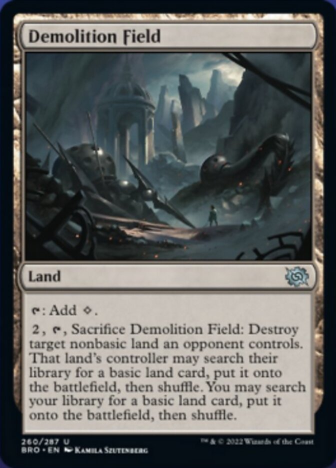 Demolition Field [The Brothers' War] | Gaming Infinity