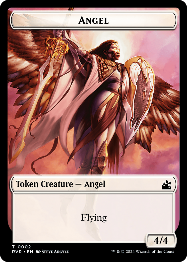 Goblin (0008) // Angel (0002) Double-Sided Token [Ravnica Remastered Tokens] | Gaming Infinity