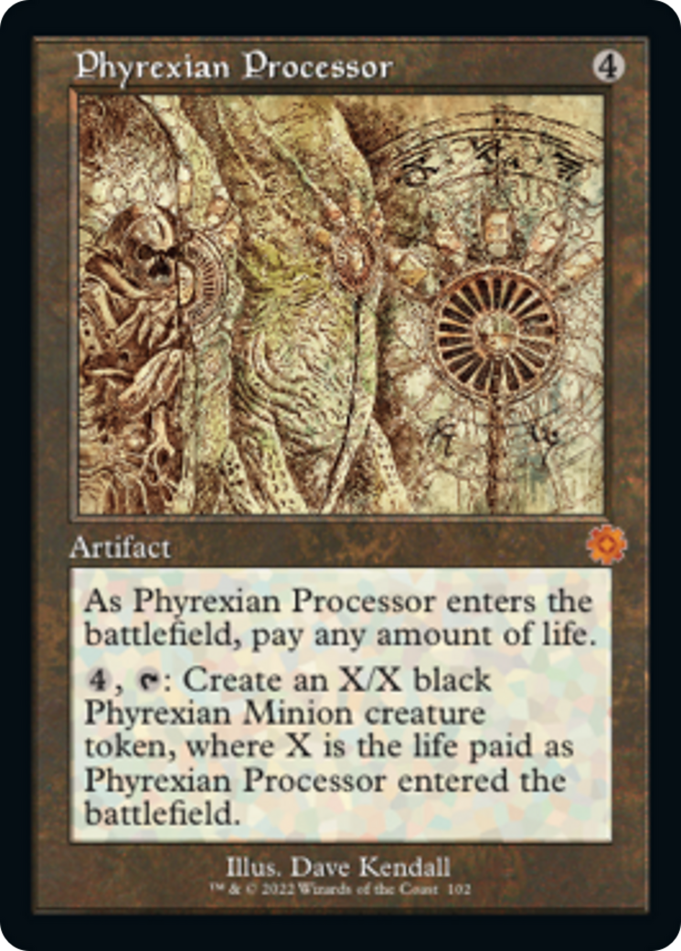 Phyrexian Processor (Retro Schematic) [The Brothers' War Retro Artifacts] | Gaming Infinity