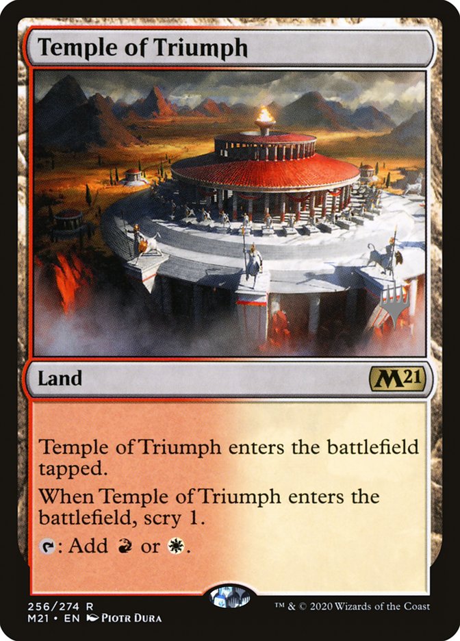 Temple of Triumph (Promo Pack) [Core Set 2021 Promos] | Gaming Infinity