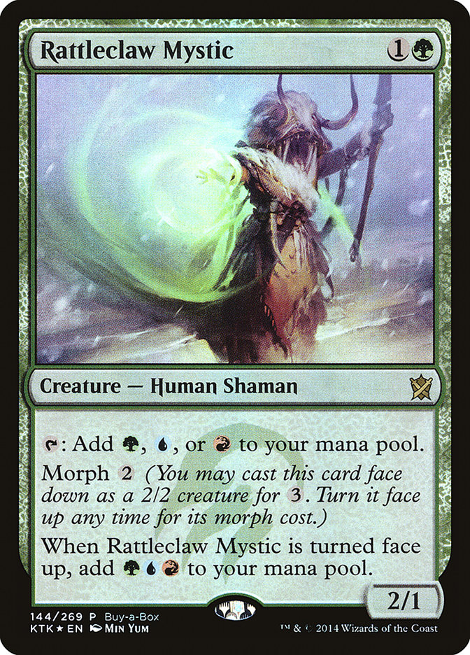 Rattleclaw Mystic (Buy-A-Box) [Khans of Tarkir Promos] | Gaming Infinity