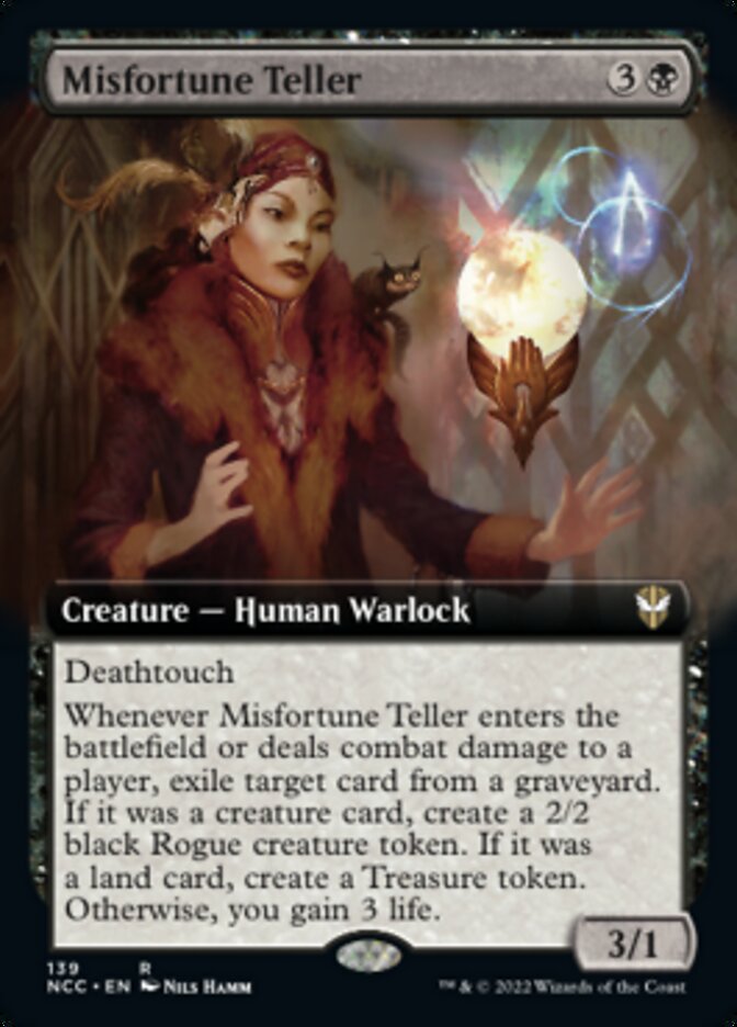 Misfortune Teller (Extended Art) [Streets of New Capenna Commander] | Gaming Infinity