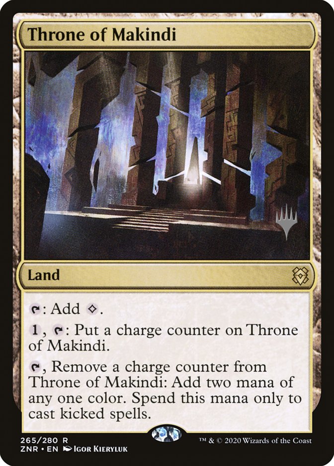 Throne of Makindi (Promo Pack) [Zendikar Rising Promos] | Gaming Infinity