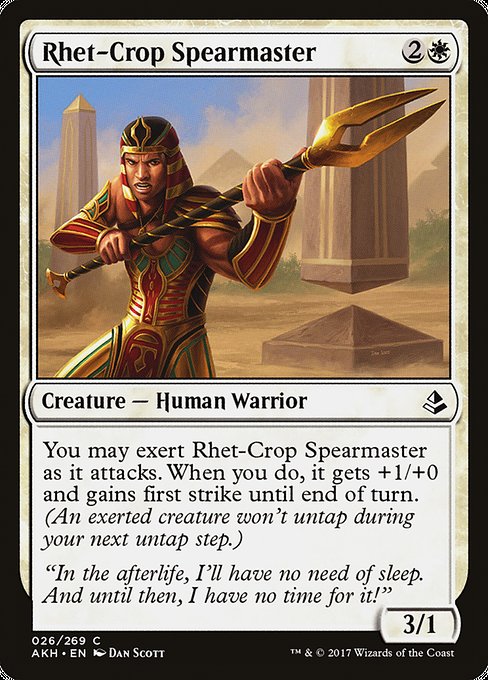 Rhet-Crop Spearmaster [Amonkhet] | Gaming Infinity