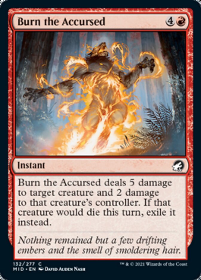 Burn the Accursed [Innistrad: Midnight Hunt] | Gaming Infinity