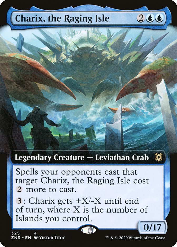 Charix, the Raging Isle (Extended Art) [Zendikar Rising] | Gaming Infinity