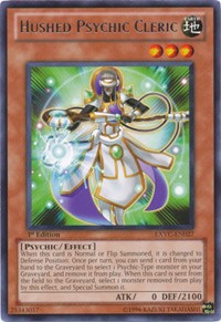 Hushed Psychic Cleric [Extreme Victory] [EXVC-EN027] | Gaming Infinity