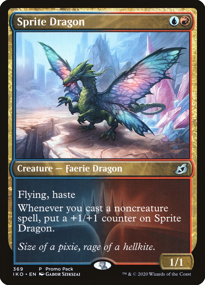 Sprite Dragon (Promo Pack) [Ikoria: Lair of Behemoths Promos] | Gaming Infinity