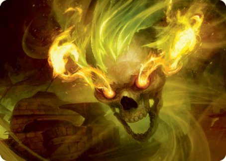 Flameskull Art Card [Dungeons & Dragons: Adventures in the Forgotten Realms Art Series] | Gaming Infinity