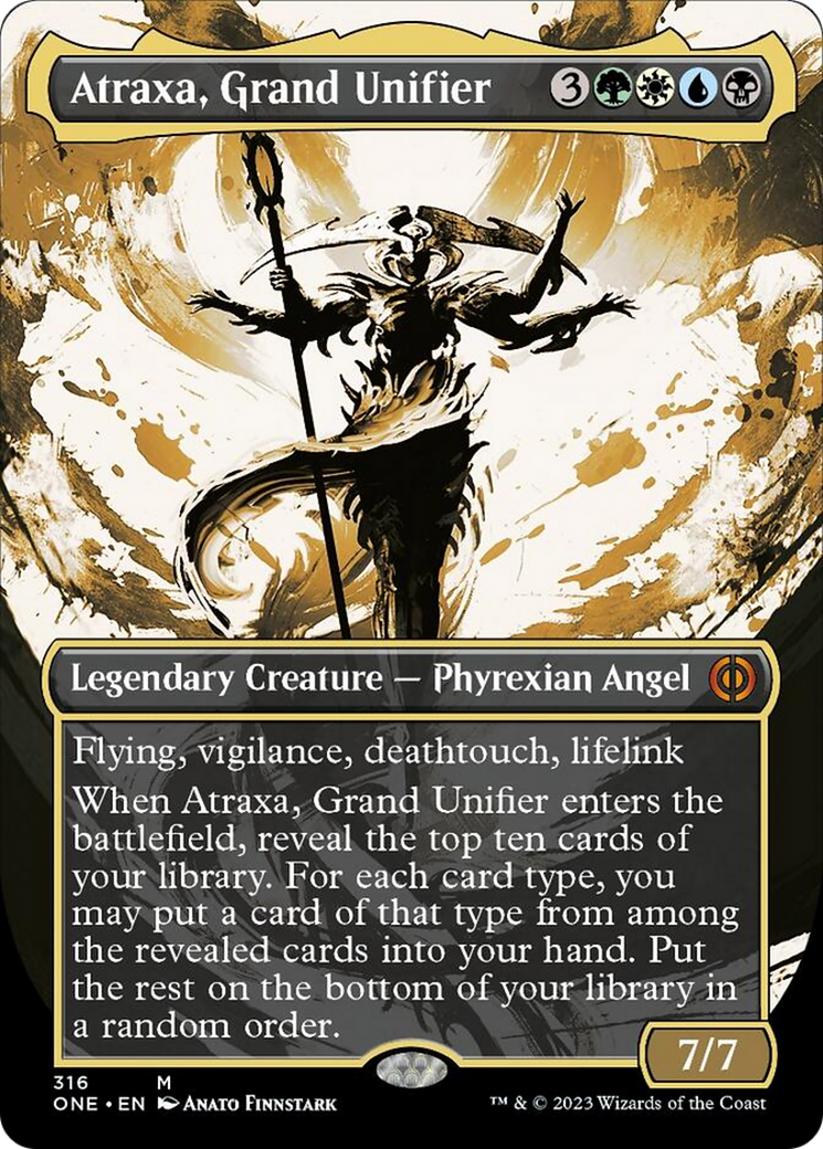 Atraxa, Grand Unifier (Borderless Ichor) [Phyrexia: All Will Be One] | Gaming Infinity