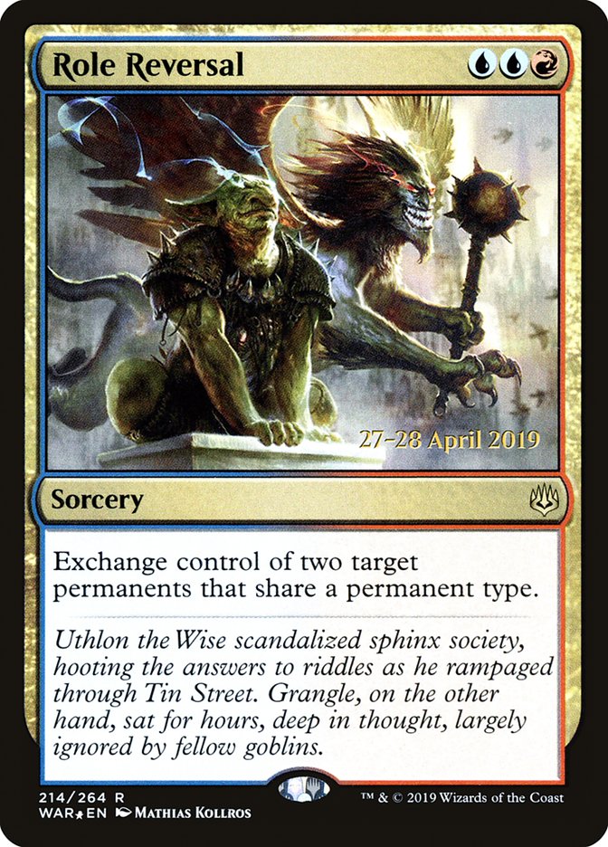 Role Reversal  [War of the Spark Prerelease Promos] | Gaming Infinity