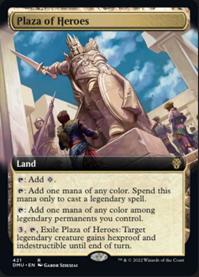 Plaza of Heroes (Extended Art) [Dominaria United] | Gaming Infinity