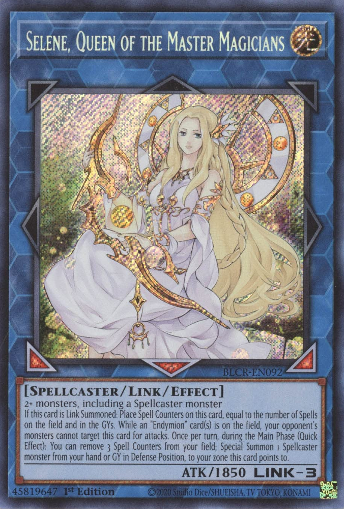 Selene, Queen of the Master Magicians [BLCR-EN092] Secret Rare | Gaming Infinity