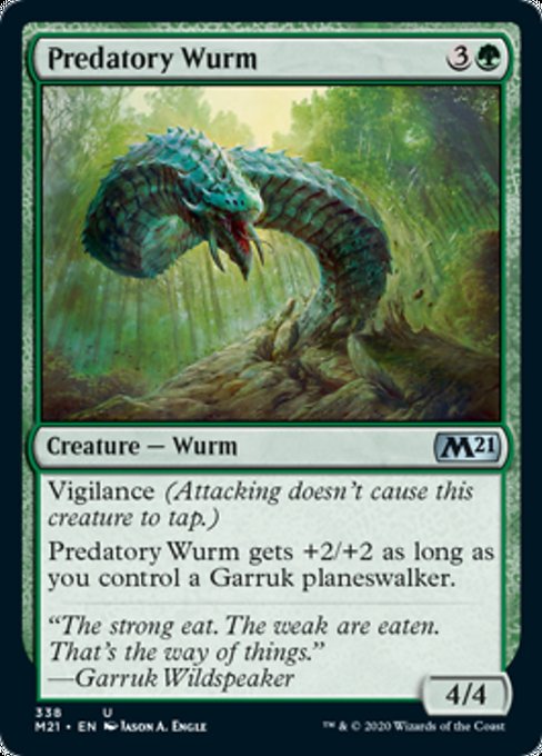 Predatory Wurm [Core Set 2021] | Gaming Infinity