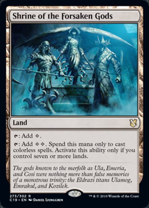 Shrine of the Forsaken Gods [Commander 2019] | Gaming Infinity