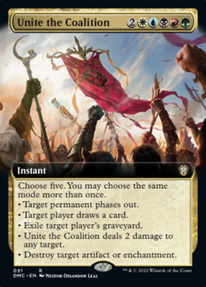Unite the Coalition (Extended Art) [Dominaria United Commander] | Gaming Infinity