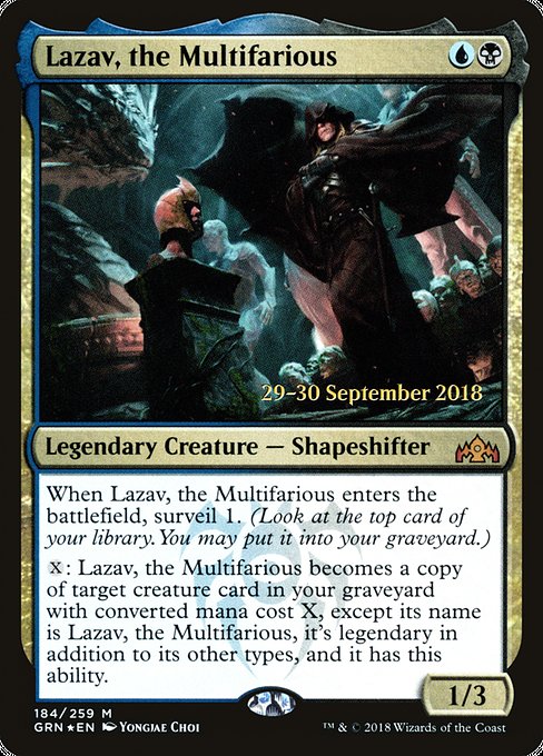 Lazav, the Multifarious [Guilds of Ravnica Promos] | Gaming Infinity