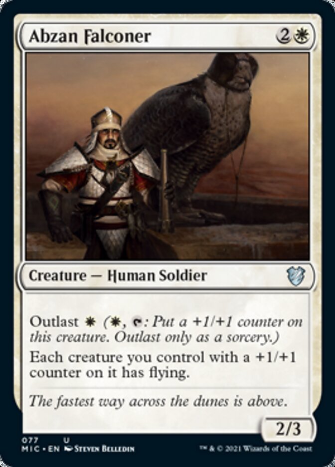 Abzan Falconer [Innistrad: Midnight Hunt Commander] | Gaming Infinity